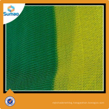 Green Plastic safety warning netting for construction usage